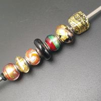 Vintage / 5x Murano Glas und 2x Perlavita Charms ( 925 Silber ) Nordrhein-Westfalen - Recklinghausen Vorschau