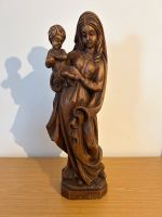 Holzfigur Madonna mit Jesuskind Handgemacht! Hessen - Darmstadt Vorschau