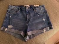 Jeans shorts Damen 42 ZARA Neu Blau Hose high waist short Hessen - Seligenstadt Vorschau