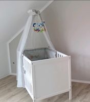 Babybett Komplettset inkl. Matratze, Betthimmel, Bettumrandung Sachsen - Weißkeißel Vorschau