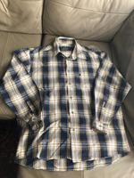 Lerros Hemd Langarmhemd Karo Gr. XL 43/44 blau orange braun Brandenburg - Potsdam Vorschau