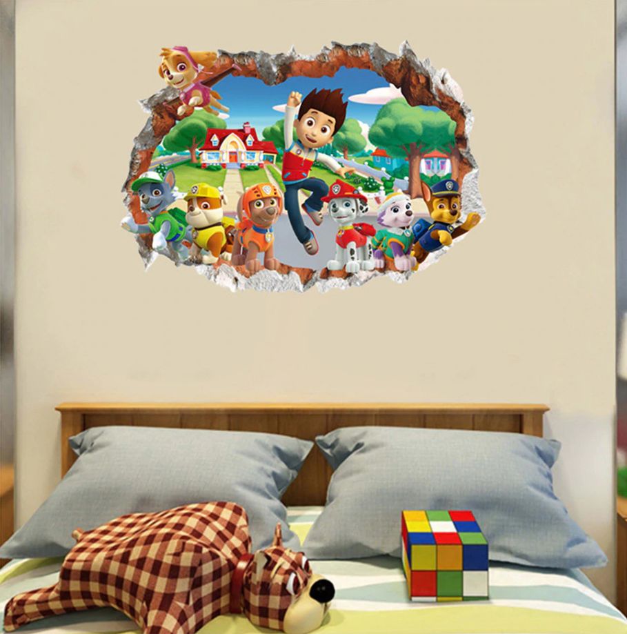 Paw Patrol Wandtattoo Sticker Kinderzimmer Wand Wandaufkleber in Bremen