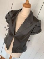 H&M Blazer Satin grau Gr. M Jacke kurzarm Hessen - Reinhardshagen Vorschau