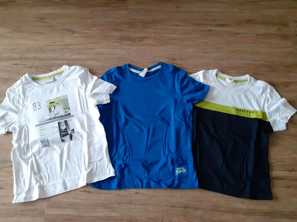 3x Tshirts*NEU*OVP*Gr.128*Sommer*Junge*Baumwolle in Erfurt