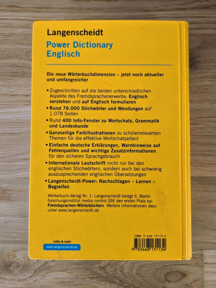 Langenscheidt | Power Dictionary English | Wörterbuch Englisch in Lauf a.d. Pegnitz