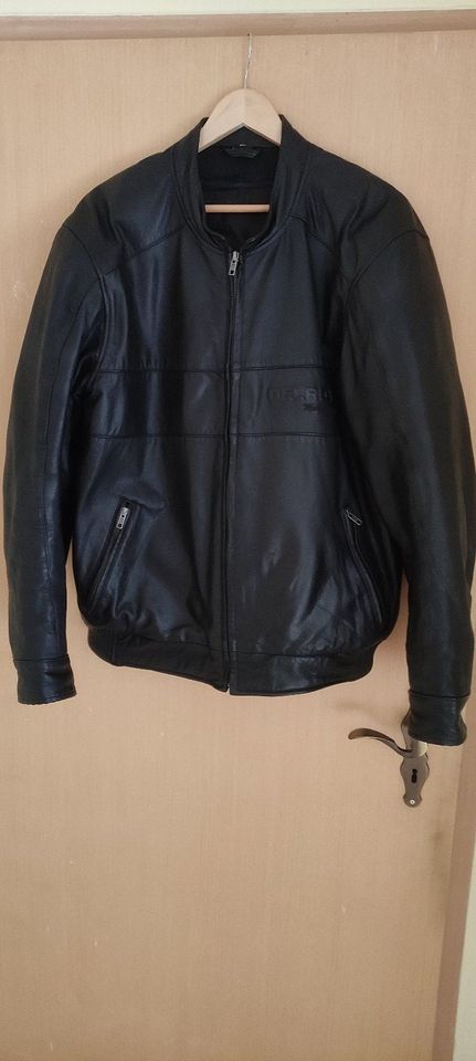 Motorradjacke Leder schwarz XL in Pretzschendorf