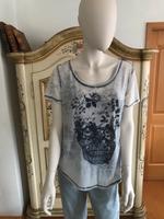 T Shirt, Used Look Totenkopf Baden-Württemberg - Hechingen Vorschau