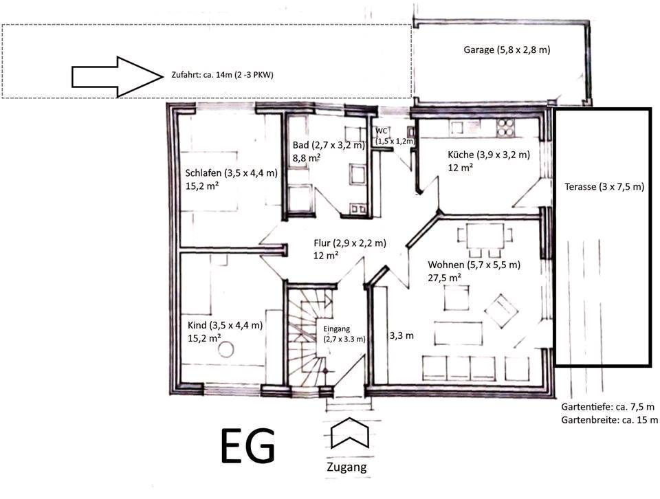 Großzügiges Einfamilienhaus (300 m², BJ 2000), gehobene Wohnlage in Dortmund