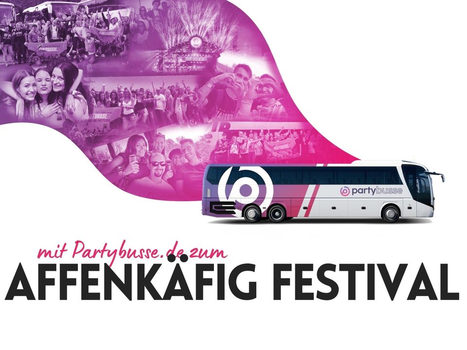 Affenkäfig In & Outdoor Festival - Bustour - Partybusse.de in Wesel