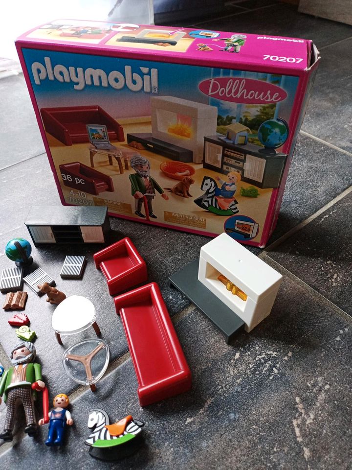 Wohnzimmer mit Kamin Playmobil 10207 in Reken