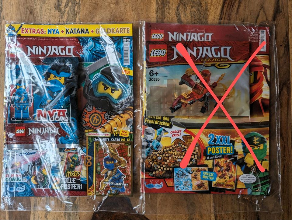 Lego Ninjago Hefte *neu* Nya und Kai+ Feuerdrache 30535 legacy in Heilbad Heiligenstadt