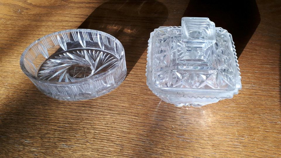 Glasschälchen mit und ohne Deckel zu verschenken in Pfungstadt