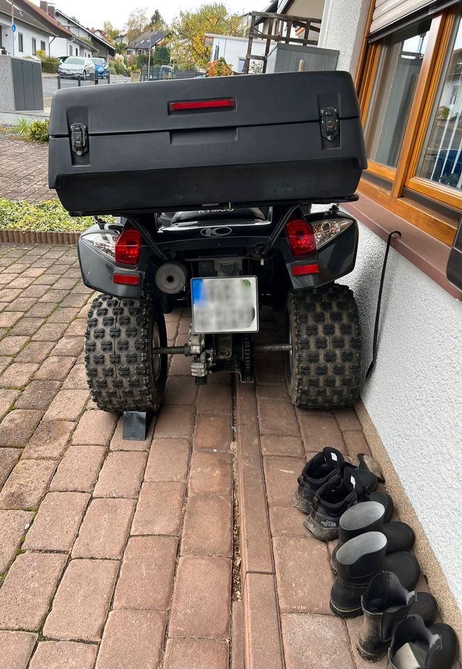 Kymco Quad MXU 250 mit Heckkoffer in Aschaffenburg