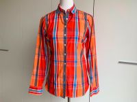 Baumwollbluse rot-orange kariert, Gr. 38 TOMMY HILFIGER Düsseldorf - Flingern Nord Vorschau