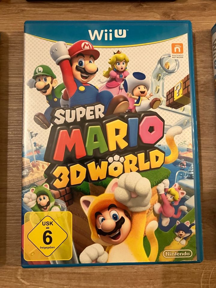 Wii + Wii U Spiele - Mario Galaxy, Mario Maker, Donkey Kong etc. in Zeven