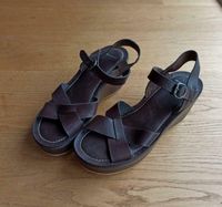 Bronx Sandalen 37 braun Keilabsatz ca 8cm Baden-Württemberg - Köngen Vorschau