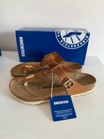 Birkenstock Gizeh Braided Cognac Nubukleder geölt Sandale Gr. 40 Nordrhein-Westfalen - Herne Vorschau
