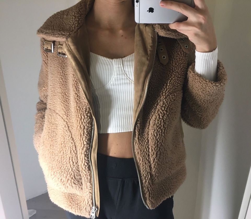 H&M Jacke Mantel Teddy Teddybär Fake Fell in Bremen