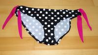 NEUE süße schwarze Bikinihose weißen Tupfen u pinkem Bändel 36 38 Kr. München - Neubiberg Vorschau