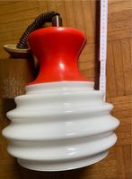 Opalglas Pendellampe Lampe Deckenlampe 70er retro Original orange Krummhörn - Pewsum Vorschau