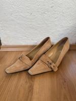 Buffalo Wildleder Pumps Beige Leder Gr 38 Bayern - Schongau Vorschau