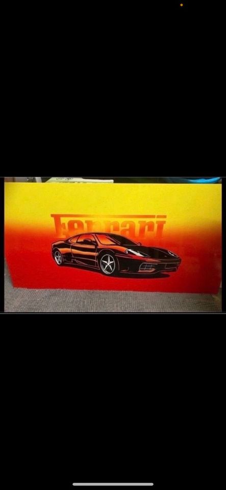 Bild deko groß Ferrari Auto in Hannover