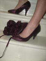 Lila Pumps Schlangenleder Optik, H&M Gr. 39 Nordrhein-Westfalen - Haan Vorschau