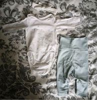 H&M Baby newborn Set 3 Teile 56/62 Blumen Hose langarm-Body blau Hessen - Baunatal Vorschau