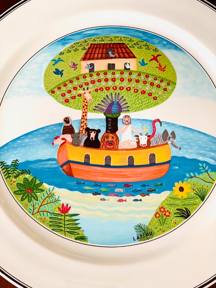 32 cm Villeroy & Boch Design Naif Arche Teller Plate in Augsburg
