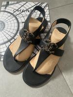 CHANEL Sandalen Gr.38,5 - Fullset Rheinland-Pfalz - Rodalben Vorschau