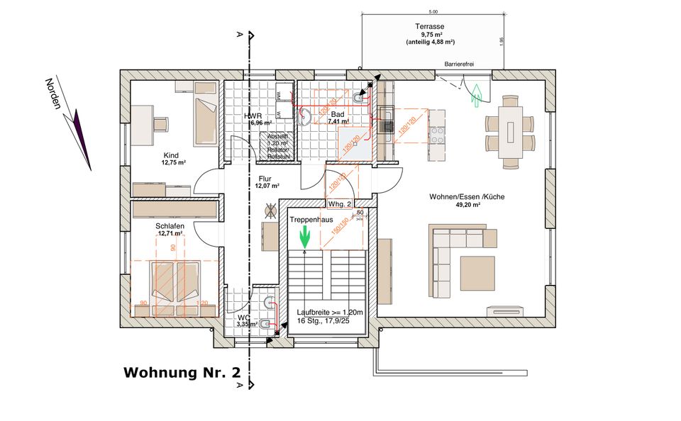 Neubau – Moderne Eigentumswohnung in Minden - Häverstädt in Minden