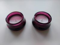 2 x Kerzenhalter für großes Teelicht Maxiteelicht / pink violett Baden-Württemberg - Nordheim Vorschau