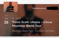 2x Stehplatz Ticket Travis Scott Frankfurt 26.07. Circus Maximus Mecklenburg-Vorpommern - Eggesin Vorschau