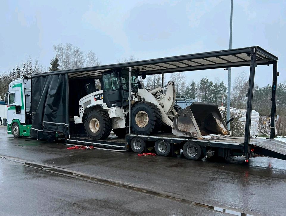 Transport Radlader Bagger Minibagger Arbeitsbühnen Transporte in Augsburg