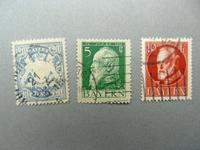 3x Bayern MiNr 57 (1888) 77 (1911) 96 (1914) gestempelt Baden-Württemberg - Waldbronn Vorschau