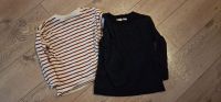 2x Zara Longsleeve Gr. 104 schwarz / weiß - rot gestreift Kinder Bayern - Kranzberg Vorschau