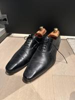 Santoni schwarze Schnürschuhe Gr. 47 Hessen - Bad Homburg Vorschau
