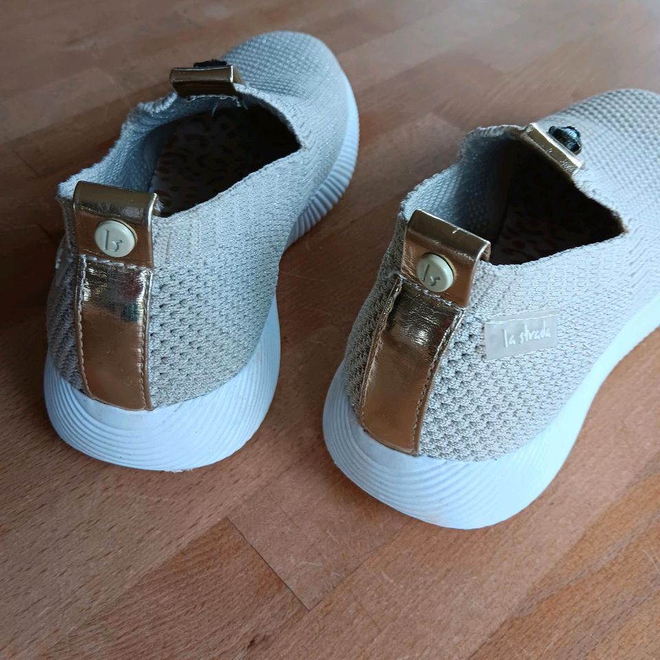 La Strada Sneakers Turnschuhe, Gr. 36 beige gold, Top! in Röthenbach (Allgäu)