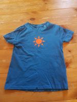 T-Shirt mit Wendland Sonne KLP Kinder 110 116 blau orange Niedersachsen - Clenze Vorschau