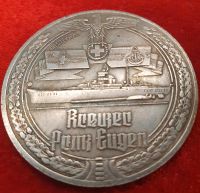 2. Weltkrieg Kreuzer Prinz Eugen, Medaille Mecklenburg-Vorpommern - Zemitz Vorschau