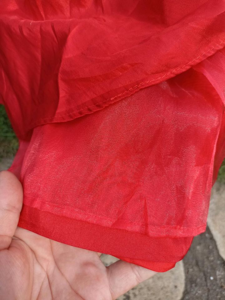 Rotes Kleid Brautkleid Partykleid Pailletten Schnürung in Berlin