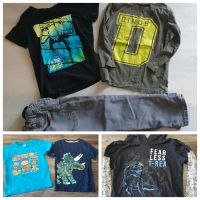 Kleiderpaket Gr. 110/116 Shirts Jeans Dino T-Rex Tricerstops Sachsen - Olbernhau Vorschau