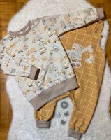 Handmade Set Gr. 80/86 - Baustelle (Sweater & Latzhose) Hessen - Hofheim am Taunus Vorschau