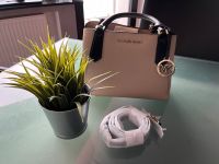 Michael Kors Handtasche beige schwarz mit Schulterriemen Nordrhein-Westfalen - Korschenbroich Vorschau