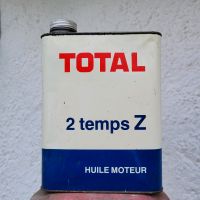 Alte leere TOTAL Öldose Motor Oil Motoröl 2 Takt Bayern - Memmingen Vorschau
