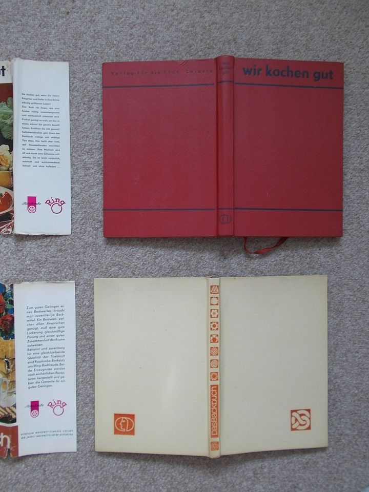 Wir Kochen Gut + Das Backbuch, Verlag für die Frau orig. DDR Buch in Zwickau