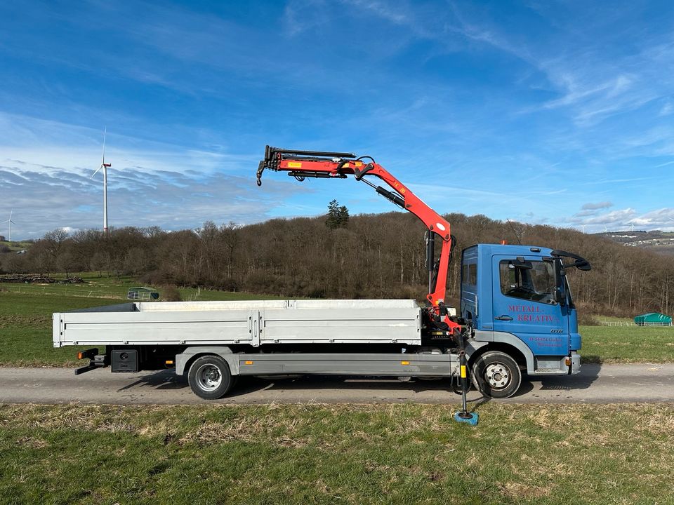 Mercedes Benz Atego 818 Ladekran in Thalfang