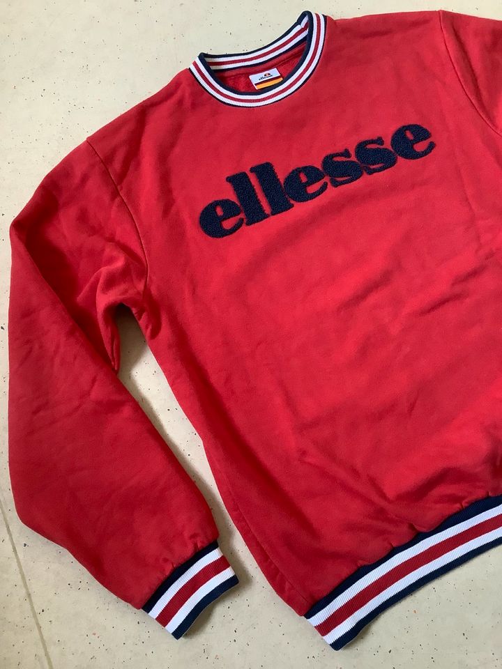 »ellesse« Pullover/Sweater - Größe: EU 40 (L) - Rot - Herren in Hunderdorf