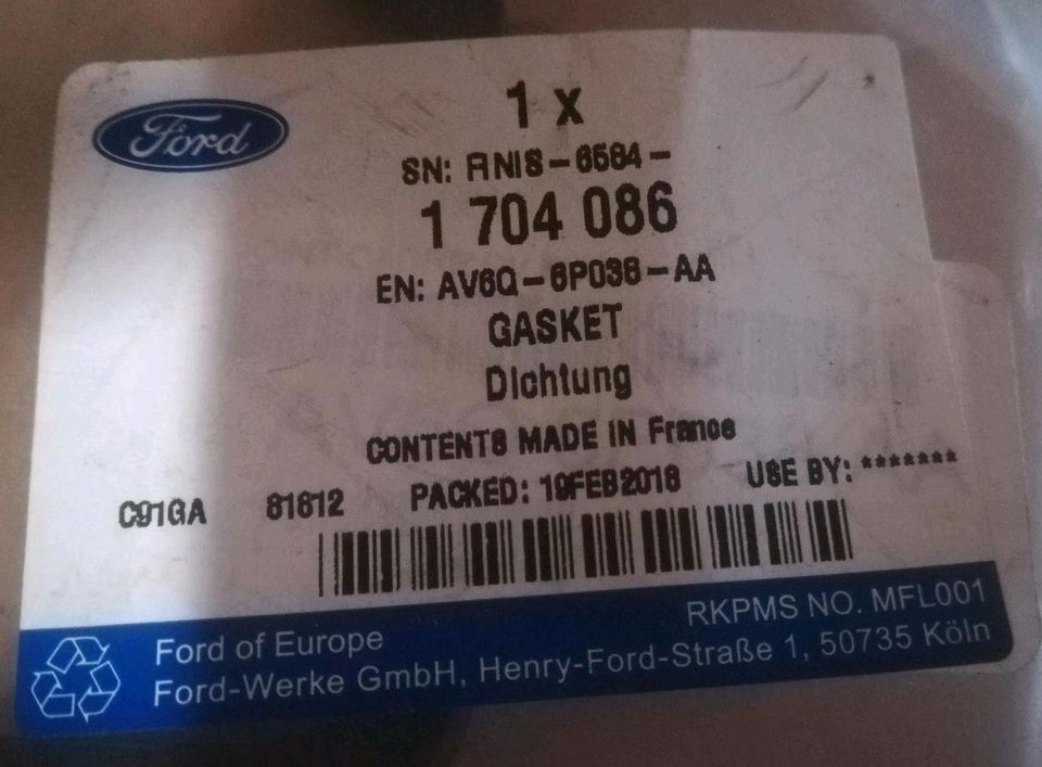 Original Ford 1.5 6 TDCI Dichtung Zylinderkopfhaube 1704086 neu in Wesseling