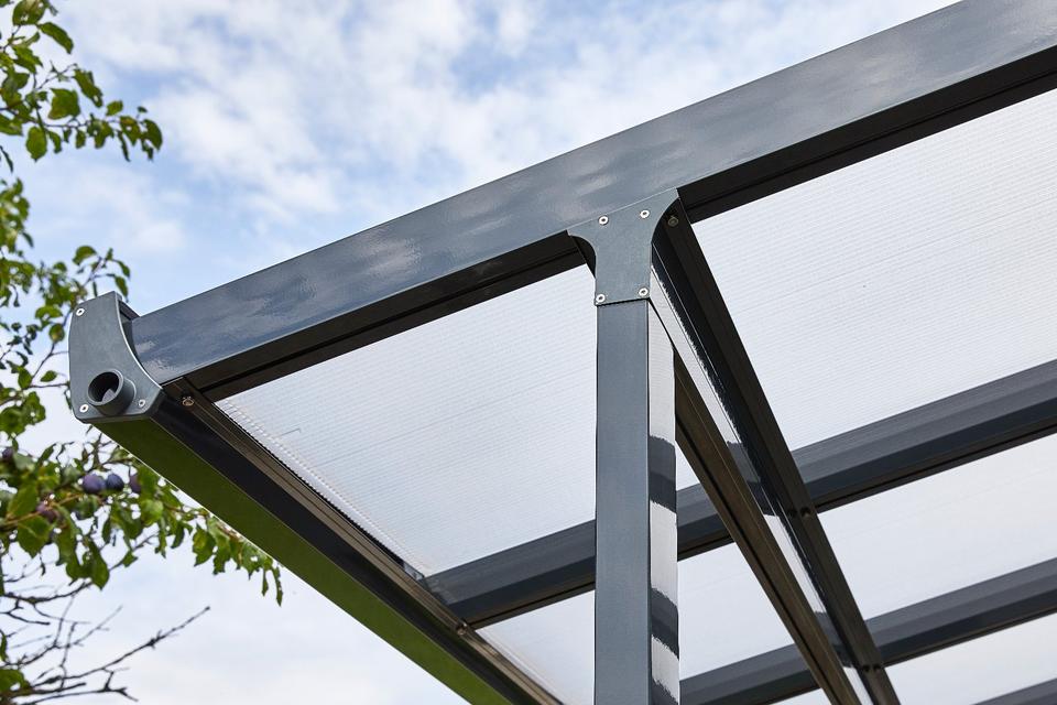 Terrassenüberdachung Gutta Bausatz Typ A Anthrazit 3x3 - Neuware in Moers